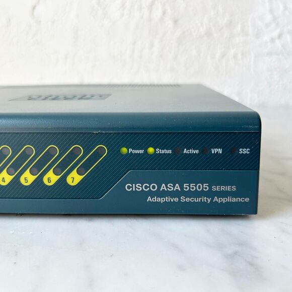 Cisco ASA 5505 Series Router Firewall Security Appliance w/AC/DC Adapter - Picture 3 of 8